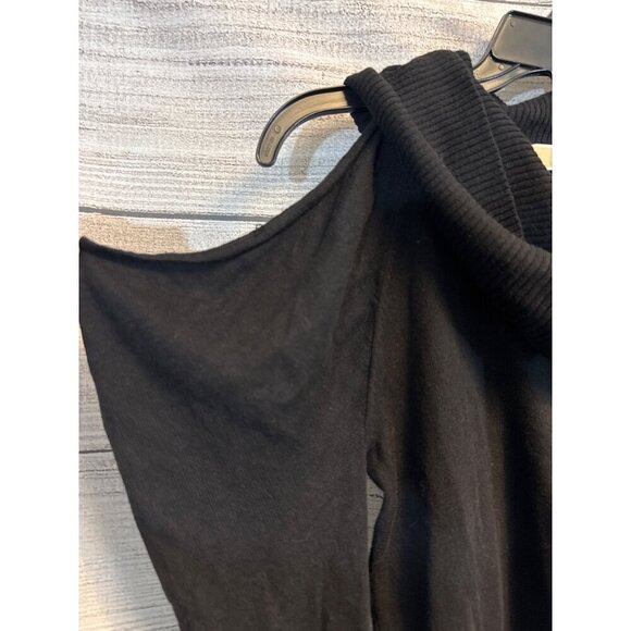 Michael Kors Cowl Neck Cold Shoulder Long Sleeve Sweater Size M - Picture 2 of 4